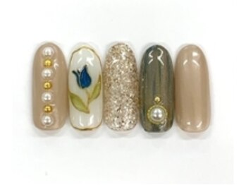 ディーネイル 四条烏丸(D-nail)/29番　2021春デザインコンテスト