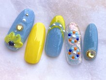 ターラ(Tara)/カジュアルフラワーネイル