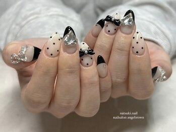 ドット柄nail【056】