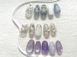 冬こだわりデザインネイル