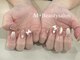 エムプラスビューティー(M+)の写真/マンスリーデザインで,オトナ女性向けの上品ネイル♪手書きア-トやニュアンス系ハイセンス可愛いもお任せ◎