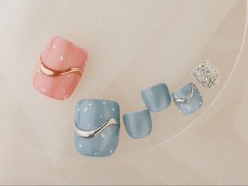 フットネイルデザイン