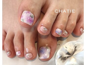 チャティー(CHATIE)/あじさいフットネイル☆