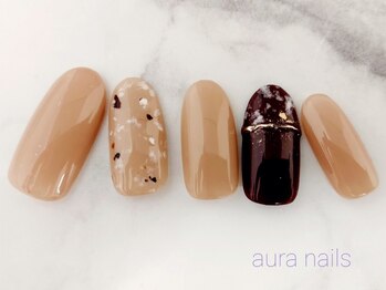 アウラネイルズ(aura nails)/☆ハンドシンプルコース　¥6800