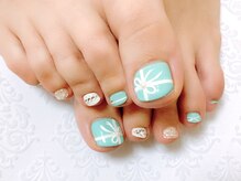 セレンディピティ(Serendipity)/ティファニーカラーリボンネイル