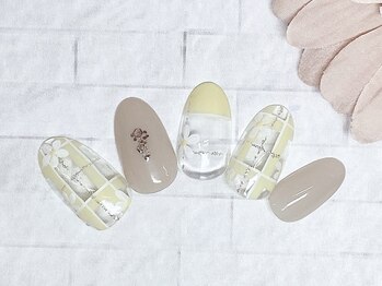 アルセア 上野御徒町店(Alcea)/チェック フラワー 春