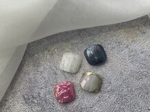 ジョアアンジェ 上本町店(joieange)/親指アート　ニュアンス　フット