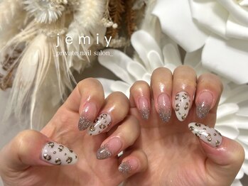 ジェミー(jemiy)/ミラーヒョウ柄デザイン