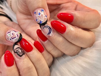 アンジーネイルアイラッシュ(Angie Nail Eyelash)の写真/【難波駅1分】仕上がり・モチ全て◎美しいネイルをご提供♪丁寧なカウンセリングと施術を心がけています☆
