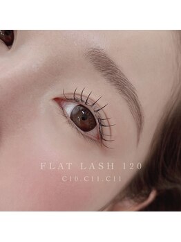 コウメ(coume)/ブラック/フラットラッシュ120本