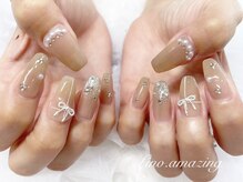 リノ アメージング(Lino.amazing)/大人きれいめネイル