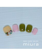 ネイルケアサロン ミウラ 井の頭通り店(miura)/４．５月フット定額アート