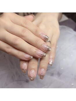 レイネ(Reine)の写真/【初回オフ無料】ラメグラデーション￥3740、ワンカラー ￥3960、長さだし1本￥440～OK◎