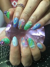 プライベートネイルサロン スイート(Sweet)/人魚の鱗&ユニーコンネイル