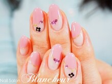 ネイルサロン ブランシュール(Nail Salon Blancheur)/【ホロのフラワーチャーム】