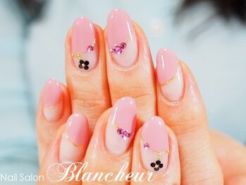 ネイルサロン ブランシュール(Nail Salon Blancheur)/【ホロのフラワーチャーム】