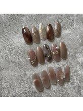 エクリプス(ECLIPSE)/大人ピンク＆ブラウンネイル