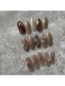 エクリプス(ECLIPSE)/大人ピンク＆ブラウンネイル