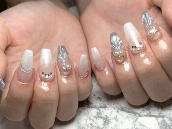 アズネイル 大宮(AZU NAIL)/貝殻ネイル