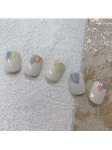 ディスクエア ネイル(Dsquare nail)/カラフルニュアンスネイル