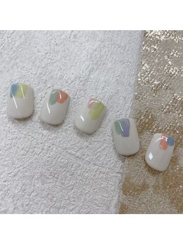 ディスクエア ネイル(Dsquare nail)/カラフルニュアンスネイル