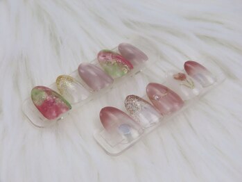 トランク ネイル(trunc nail)の写真/【定額コース￥6500】最旬デザインも豊富にご用意◎《ロープライス×ハイクオリティ》で満足するはず!