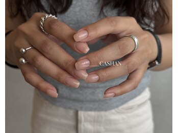 カシャン(CASHAN)の写真/【高評価★4.85】うる艶な美フォルムで魅せる♪大人のための上質シンプルネイル。
