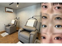 エトム(etm.)の雰囲気(まつ毛ブースは落ち着いた雰囲気でフカフカソファで施術致します)
