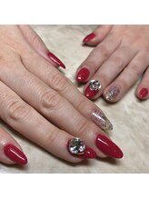 Mネイルアンドカフェ シェレステ/ストーンアレンジ