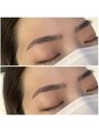 アイブロウドット 浦和(iBROW.) 自眉毛を生かした角度付けたストレートアーチメイクなしです!
