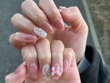 なちゅらる 苫小牧/リボンワンホンネイル　7900円