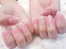 ラルネイル 大宮(Lull. nail)/＃アニマル柄＃シアーカラー