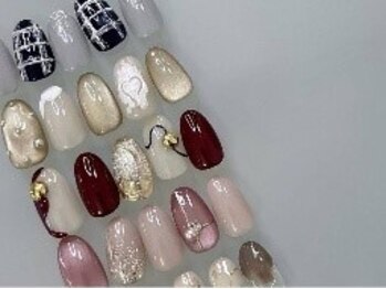 クレアラルーチェ 八尾本町店(Crea la Luce)の写真/300種類の定額デザインからチョイス♪きっと貴方だけのお気に入りが見つかる♪シンプル~オーダーデザイン☆