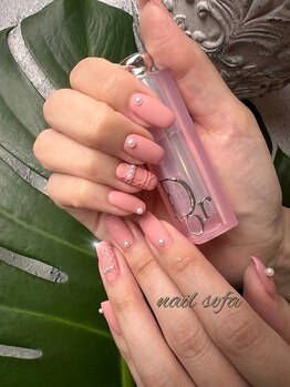 ネイルソファ 生駒(nail sofa)/cannage nail