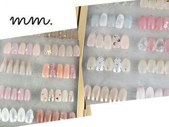 エムエム(mm.)の写真/季節に合わせた限定デザイン取り揃え★毎月雰囲気を変えて楽しめるお得な定額メニュー¥5000~カラー変更可◎