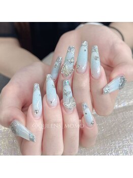 クイーンズビューティーサロン 歌舞伎町店(Queen's beauty salon)/長さだし 蝶々 パラジェル