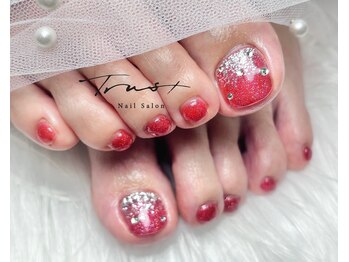 トラストネイル 佐野店(TRUST Nail)/親指選べるアートフットネイル