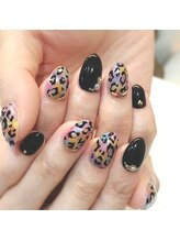 グラマラス アンジェアイ 荻窪店(glamourous ange eye)/レオパードネイル