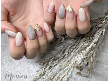 モニカ(MONICA)/大理石ネイル