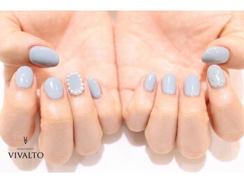 ワールド ビューティ ヴィヴァルト 宝塚店(WORLD BEAUTY VIVALTO)/パール/ワンカラーネイル