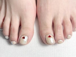 シンプルフットネイル