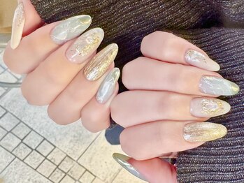 リゾートカラーネイル