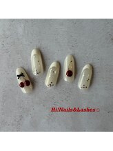 ハイネイルアンドラッシーズ(Hi! Nails&Lashes)/定額ワンホン/海外風