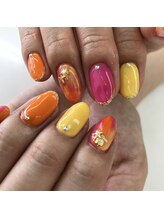 ネイルサロン キュア(Cure)/カラフルエスニックネイル