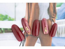 エムスラッシュ フィール 東戸塚店(M.SLASH)/ボルドーワンカラーネイル