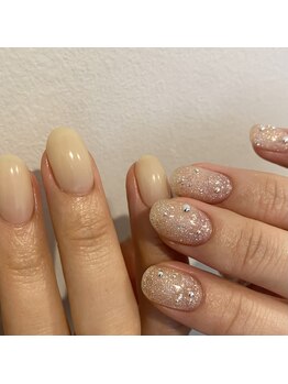 ヌア(nur.)/ワンカラー×ラメ