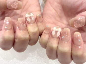 アコ バイ ネオリーブ(aco by Neolive)/くすみピンクチークネイル