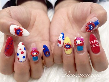 リノ アメージング(Lino.amazing)/みゃくみゃくネイル