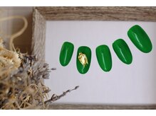 FASTNAIL松戸駅西口店【パラジェル/ジェルネイル専門/定額/マグネット/フットネイル】/韓国ネイル　花　【11335】