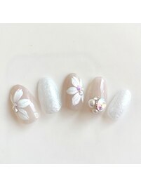 フラワー　オーロラ　ストーン